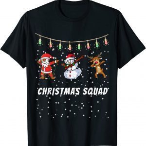 Christmas Dab Santa Friends Matching Family Christmas Squad 2022 Shirt