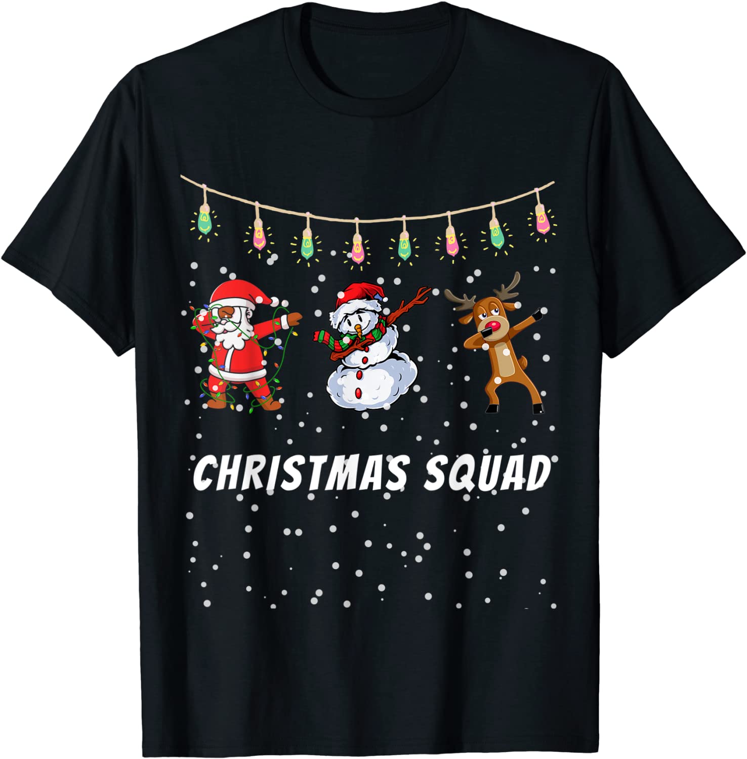 Christmas Dab Santa Friends Matching Family Christmas Squad 2022 Shirt