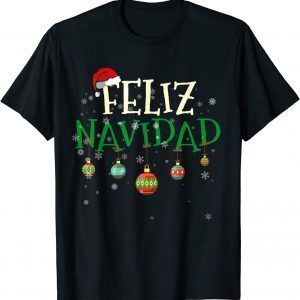 Christmas Feliz Navidad Santa Hat Classic Shirt