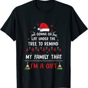 Christmas I'm A Gift Under The Tree Classic Shirt