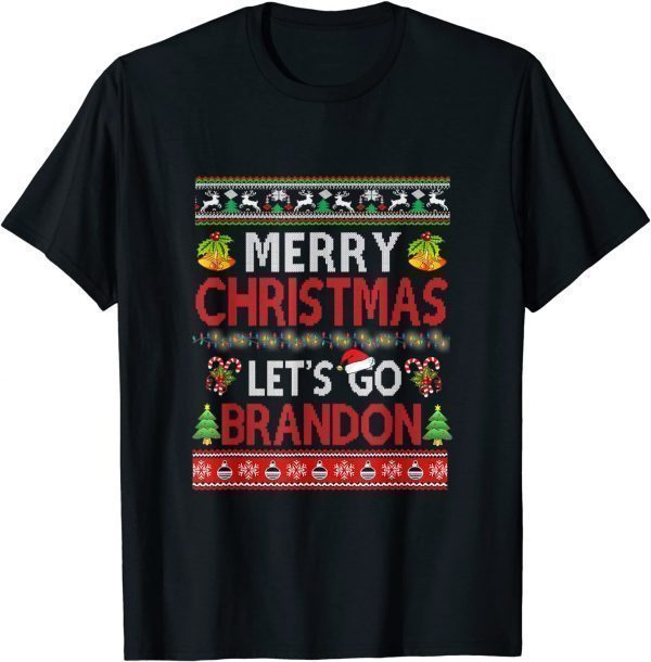 Christmas Let's go Branson Brandon Ugly Christmas Classic Shirt