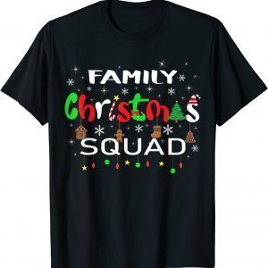 Christmas Morning Squad Santa Holiday Pajama Matching Family Classic Shirt