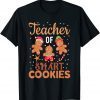 Christmas Teacher Holiday Teacher Of Smart Cookies Tee Shirt