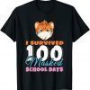 Cute Days Of School 100th Day 100 Teacher Masked School 2022 Shirt