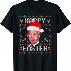 Dabbing Santa Elf Christmas Joe Biden Easter 2022 Shirt