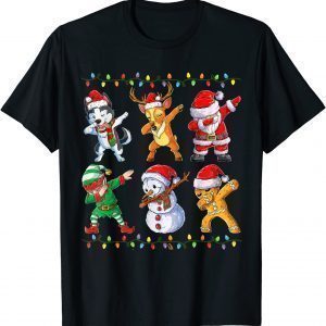 Dabbing Santa Elf Reindeer Dab Xmas Pjs Christmas Classic Shirt