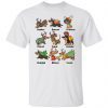 Dachshund Dasher Dancer Prancer Comet Cupid Classic Shirt