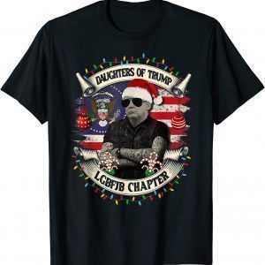 Daughters Of Trump Christmas Trump Pajamas Usa Flag Gift Shirt