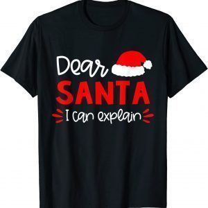 Dear Santa Shirt Funny Matching Family Christmas Pajamas 2022 Shirt