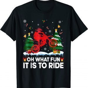 Dirt-Bike Motocross Biker Ugly Christmas Pajama 2022 Shirt