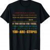 Distressed If-You Voted For These You are Stupid Anti Biden 2022 Shirt