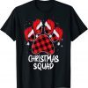 Dog Paws Christmas Squad Red Plaid Xmas Family Matching 2022 Shirt