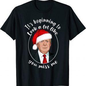 Donald Trump Santa Christmas You Miss Me Republicans 2022 T-Shirt