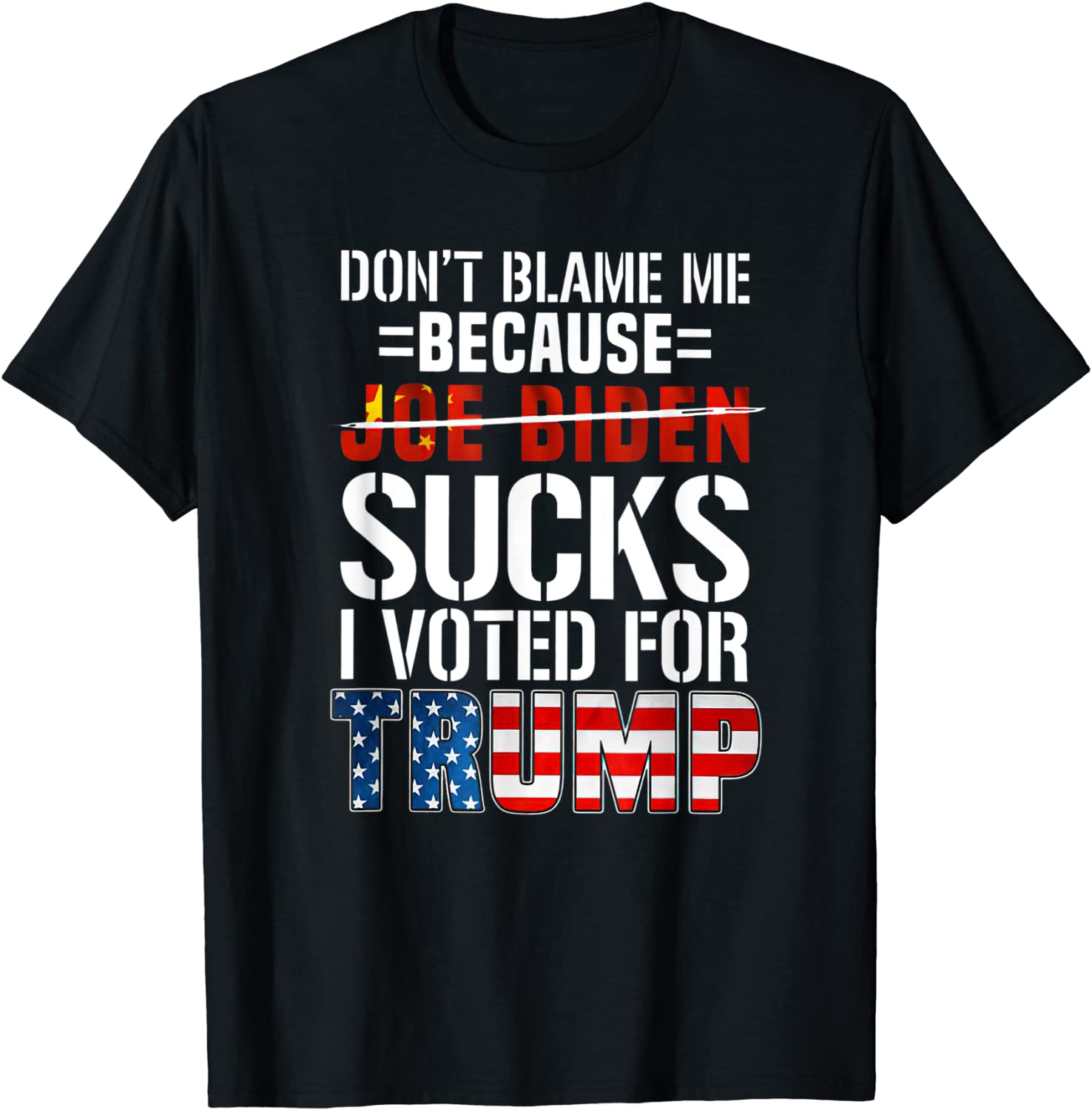Don't Blame Me Because I Voted For Trump American Flag Classic ShirtDon't Blame Me Because I Voted For Trump American Flag Classic Shirt