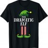 Dramatic Elf Matching Family Christmas Pajama Classic Shirt