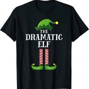 Dramatic Elf Matching Family Christmas Pajama Classic Shirt