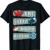 EAT SLEEP ANIME REPEAT , Anime Japanese Manga Kawaii 2022 Shirt
