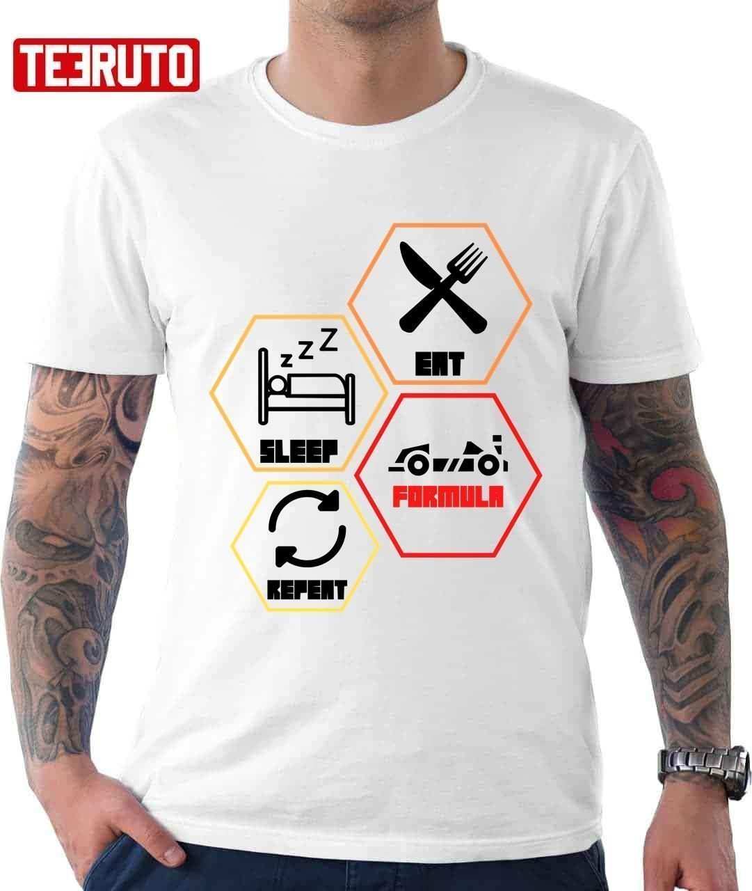 Eat Sleep Formula Repeat F1 Racing Classic T-Shirt