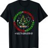 Educated Vaccinated Caffeinated Healthcare Worker Christmas Gift Shirt