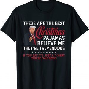 Fake News US President Donald Trump Ugly Christmas Sweater X-mas 2022 Shirt