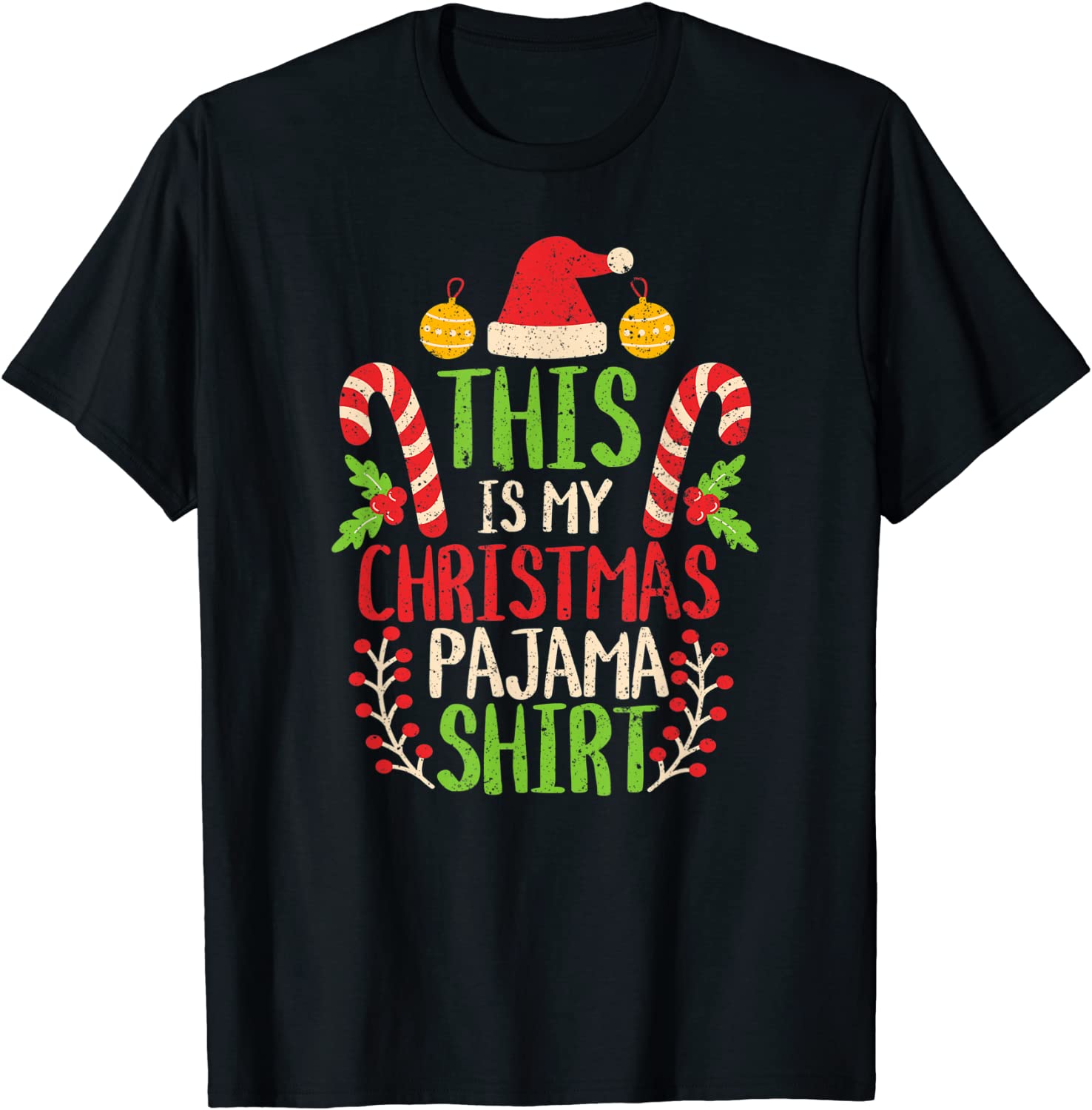 Family Christmas Pajama Cute Xmas Retro Holiday 2022 Shirt