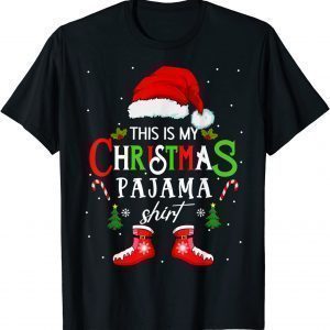 Family Santa Hat X-mas This is My Christmas Pajama 2022 Official Shirt