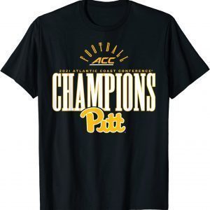 Fanatics Pitt 2021 ACC Football Champions Official Shirt