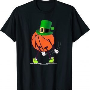 Flossing Basketball Leprechaun Hat St Patricks Day Pajama 2022 T-Shirt