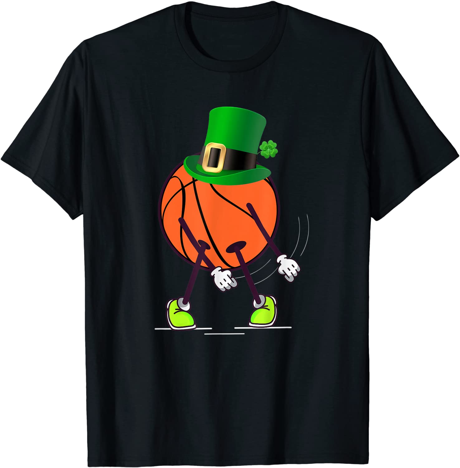 Flossing Basketball Leprechaun Hat St Patricks Day Pajama 2022 T-Shirt