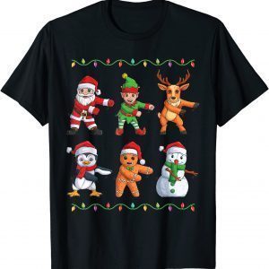 Flossing Santa Elf Friends Christmas 2022 Shirt