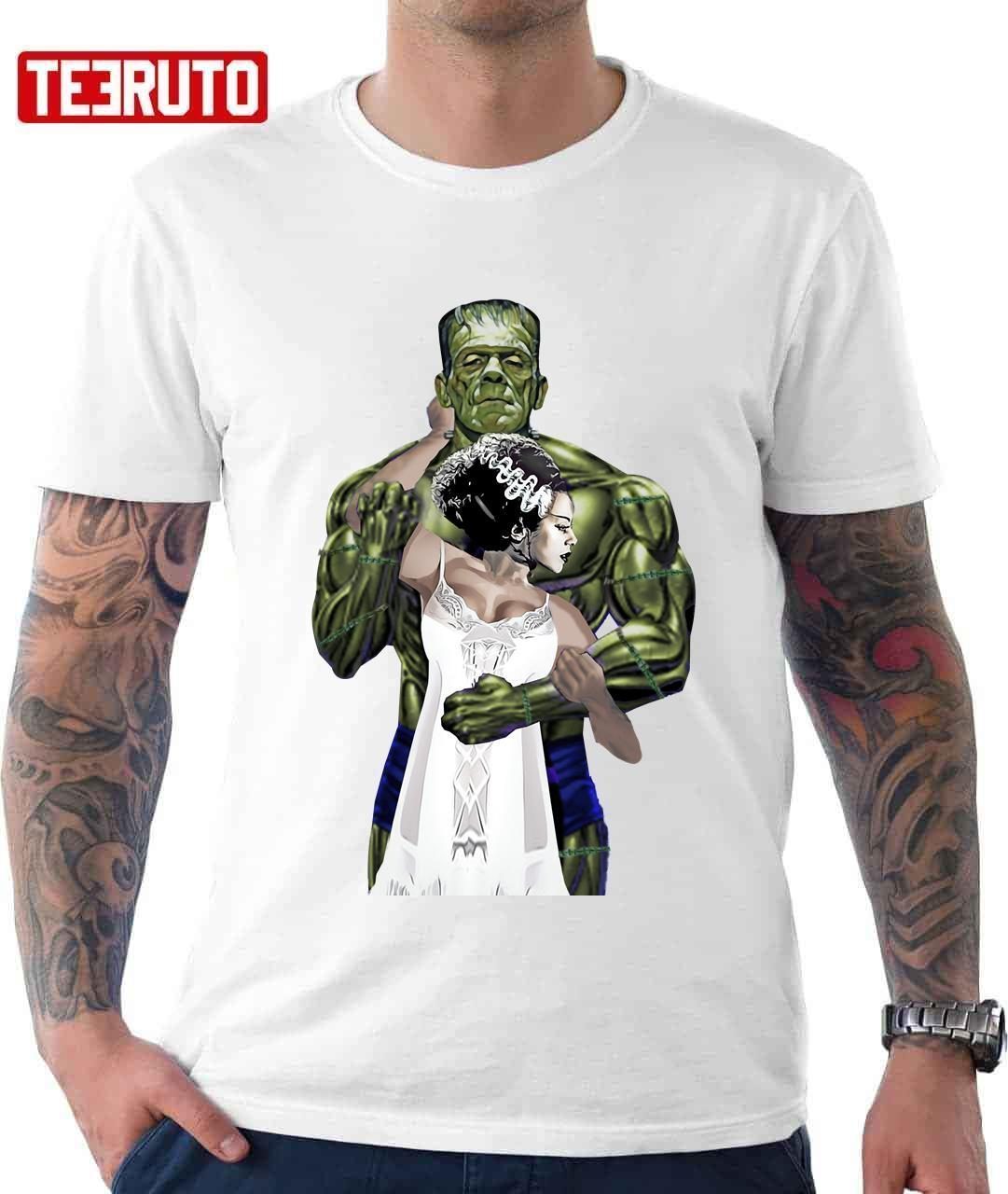 Frankenstein And Bride Love Husband And Wife Valentine Unisex shirt