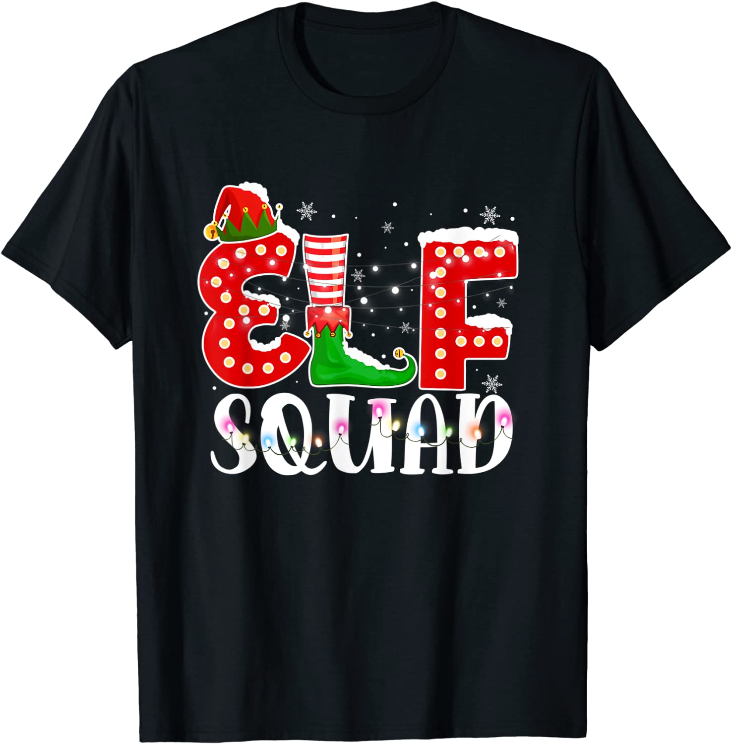 Funny Family Matching Christmas Elf Squad Classic Shirt
