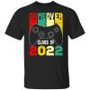 Game Over Class Of 2022 Video Games Vintage Graduation Gamer shirt