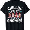 Gnome Christmas Pajama Family Chillin With My Gnomies Gift T-Shirt