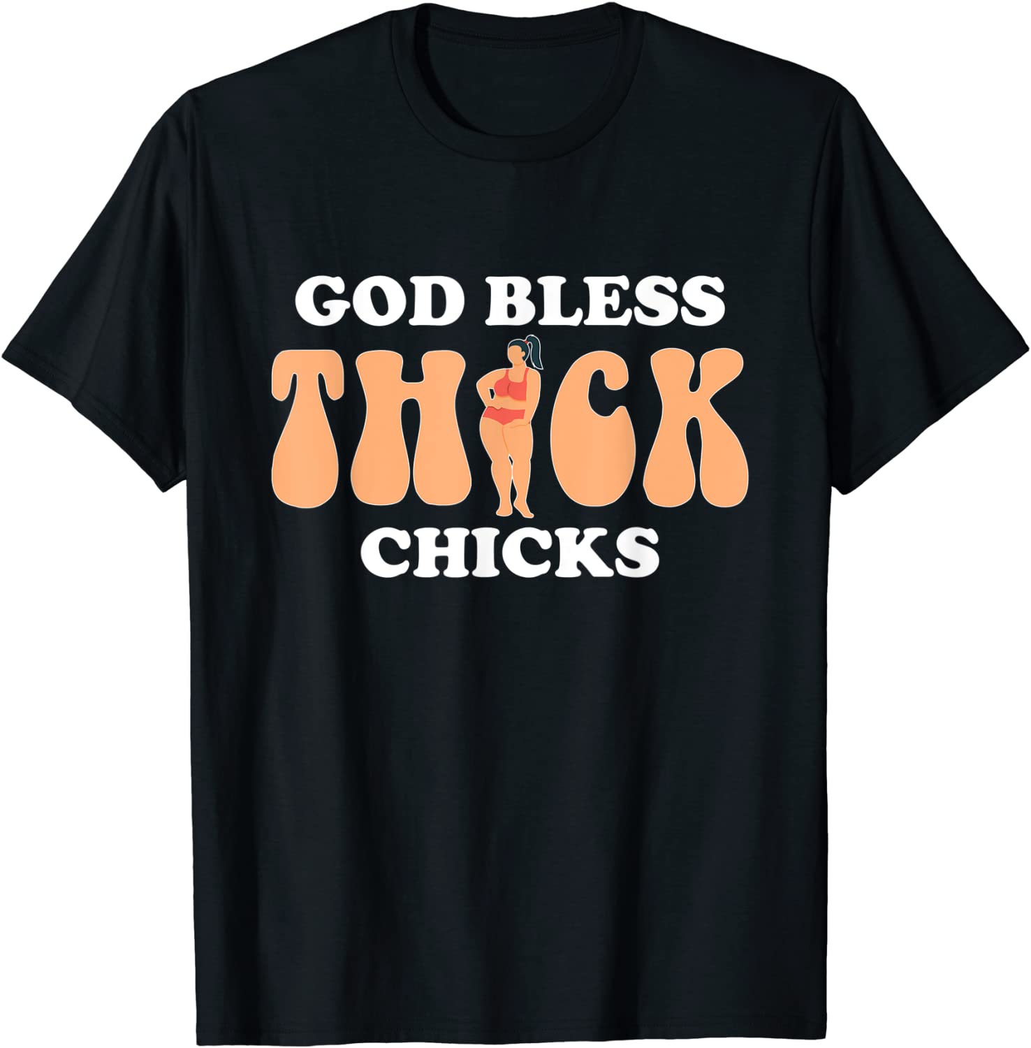 ginger billy god bless thick chicks t shirt