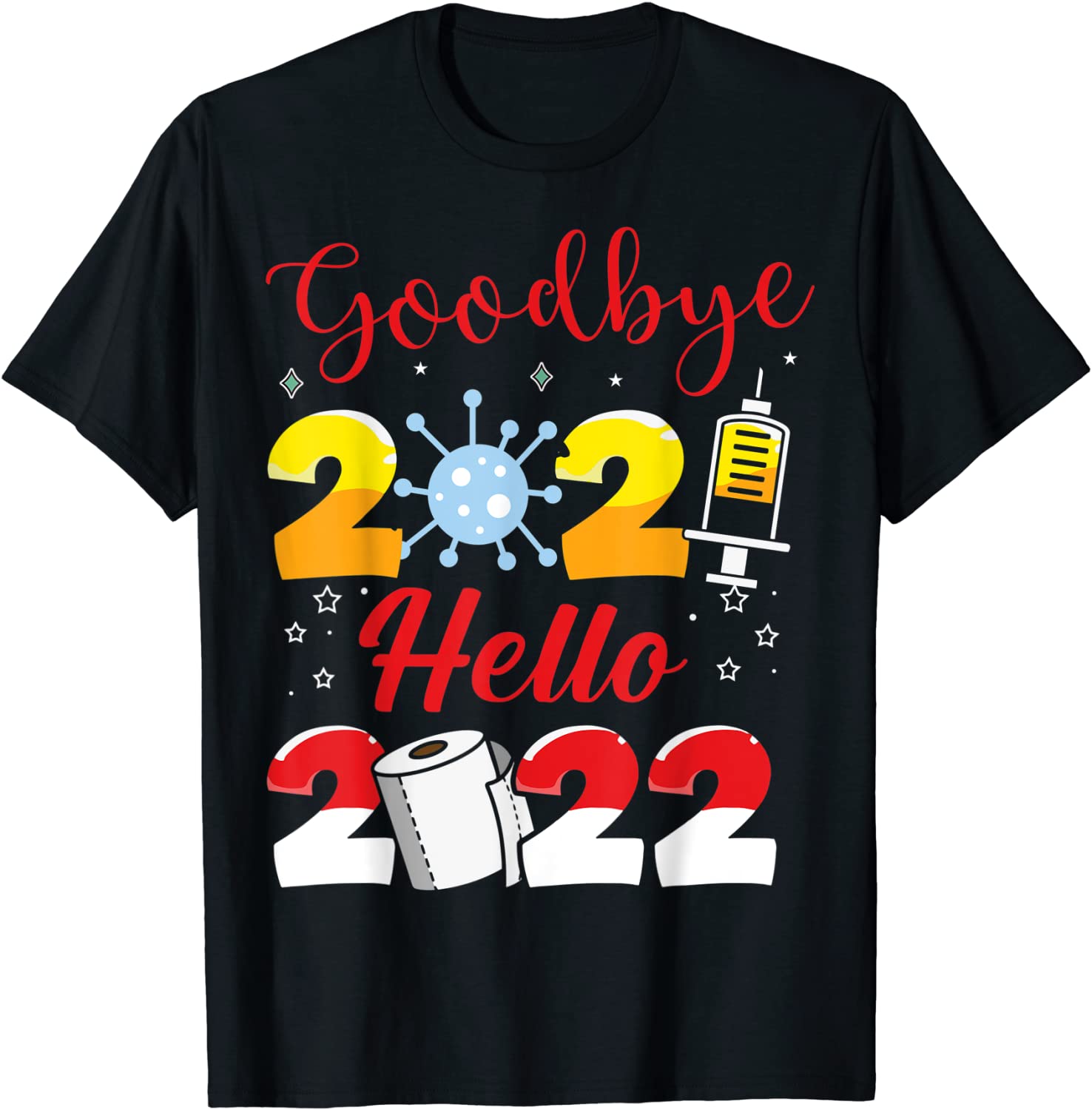Goodbye Santa Claus 2021 Hello 2022 Year Of Tiger 2022 Shirt