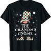 Grandma Gnome Matching Family For Granny Christmas Pajama Classic Shirt