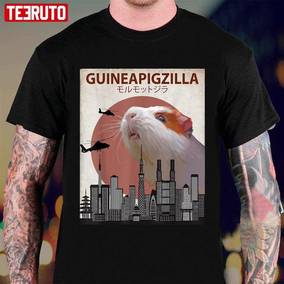 Guineapigzilla Funny Guinea Pig Classic Shirt