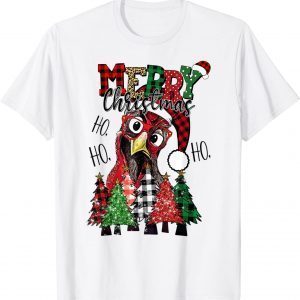 HO HO HO Merry Christmas Chicken lover, Farmer Xmas Tree 2022 Shirt