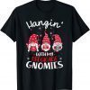 Hanging With My 1St Grade GnomiesTeacher Christmas Gnome 2022 Shirt