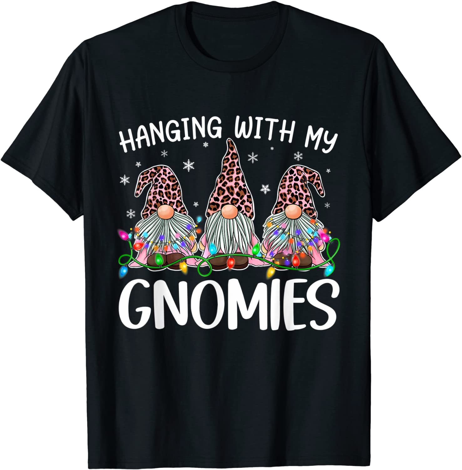 Hanging With My Gnomies Christmas Gnome Ugly Sweater 2022 Shirt - Teeducks