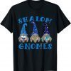 Hanukkah Jewish Shalom Gnomes Chanukah Lights Gift Shirt