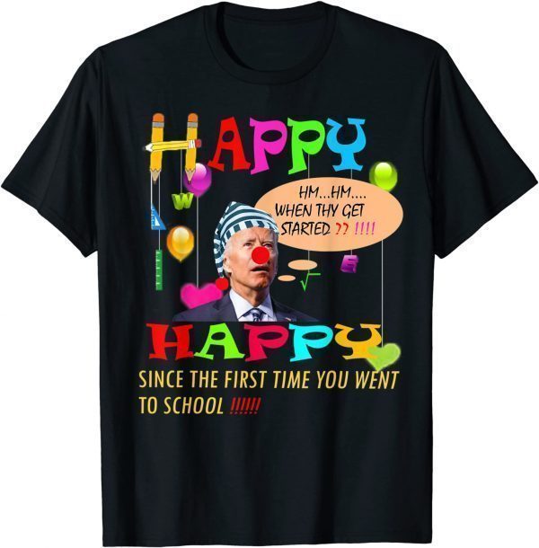 Happy 100 Day Of School For Students Joe Biden 2022 Shirt