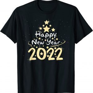 Happy New Year 2022 Matching Family New Year's Eve T-Shirt