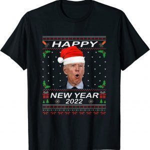 Happy New Year 2022 Santa Joe Biden Merry Uh Uh Christmas Classic Shirt