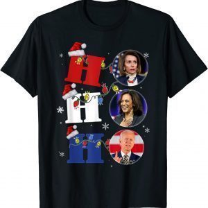 Ho Ho Ho3 Christmas Anti Liberal Let's Go Brandon Classic Shirt