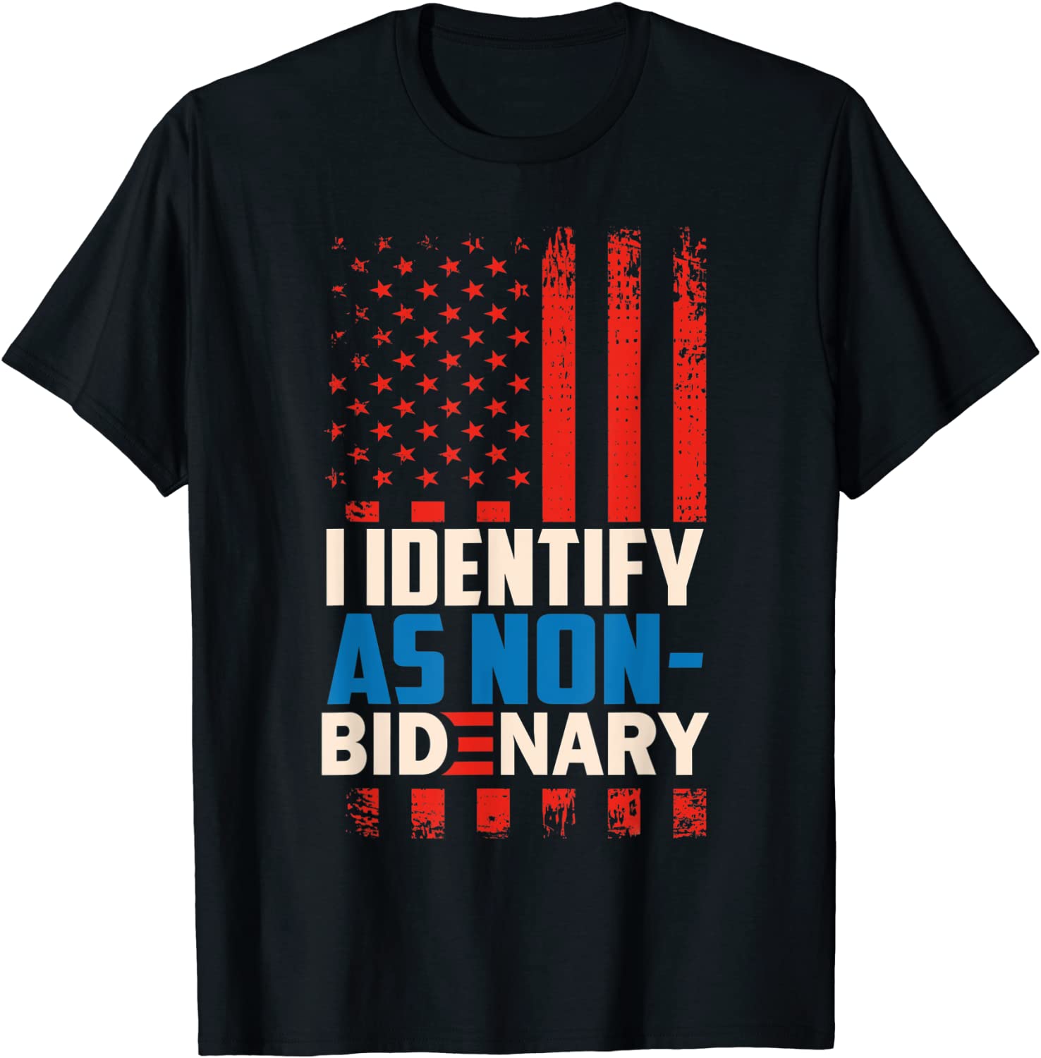 I Identify As Non-Bidenary Anti Joe Biden Classic Shirt
