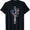 I Kneel At The Cross And Stand At The Flag Classic Shirt