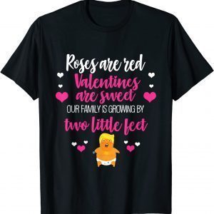 I Love Trump Valentine's Day Red Heart Conservative Classic Shirt