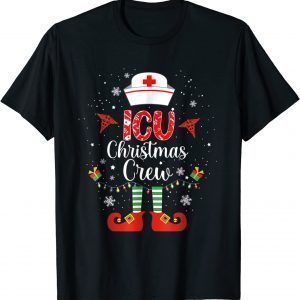 ICU Christmas Nurse Crew Family Group Nursing Xmas Pajama Classic Shirt